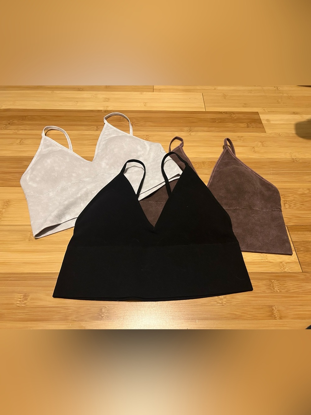 😍 NWOT Set of 3 Zenana bralettes